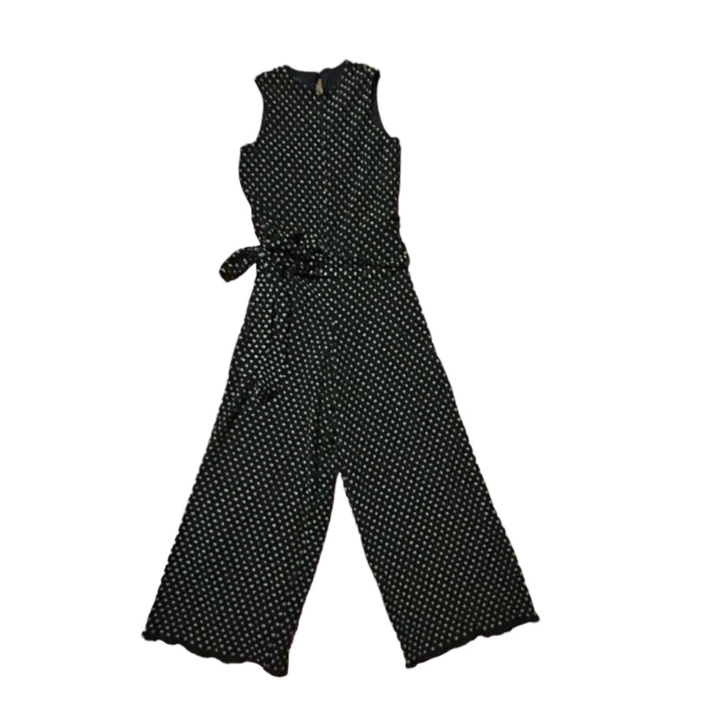 IVONNE black & white Polka dot jumpsuit- nice! Size small/CH - Picture 2 of 14